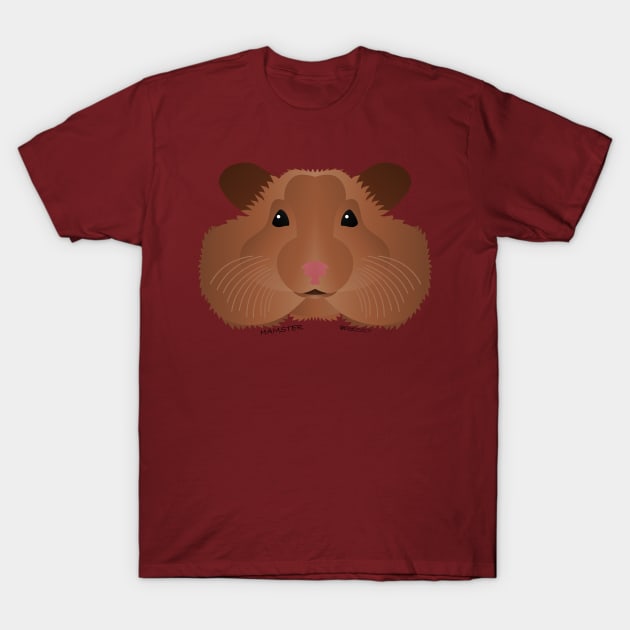 Baby Hamster Face T-Shirt by FunkilyMade
